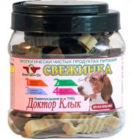 GreenQZin Доктор Клык "Свежинка" (тунец), 520 г в зоомагазине Лепшы Сябар