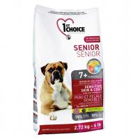 1st CHOICE Senior Sensitive Skin & Coat All Breed в зоомагазине Лепшы Сябар