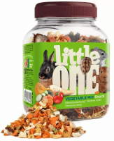 Little One Овощная смесь. Лакомство для всех видов грызунов, 150 г в зоомагазине Лепшы Сябар