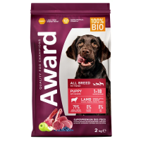 Award Puppy All Breed (ягненок, индейка) в зоомагазине Лепшы Сябар