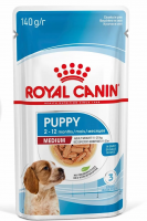 Royal Canin Medium Puppy (в соусе), 140 г х 10 шт в зоомагазине Лепшы Сябар