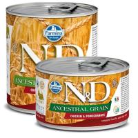 Farmina N&D Ancestral Grain Dog Adult Mini (курица, гранат) в зоомагазине Лепшы Сябар