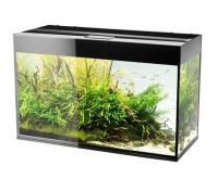 Aquael Аквариум Glossy 80 черный 80x35x50 см., прямоугольный, 125 л. в зоомагазине Лепшы Сябар