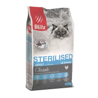 Blitz Classic Adult Sterilised (курица) в зоомагазине Лепшы Сябар