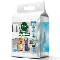 Подстилки впитывающие с угольным фильтром на липучках, 600*900 мм (уп.12шт.) в зоомагазине Лепшы Сябар