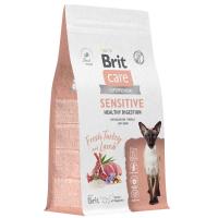 Brit Care Cat Sensitive Healthy Digestion (индейка, ягненок) купить в Витебске: цены, отзывы – Bestfriend.by