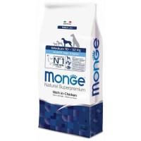 Monge Dog Daily Medium Puppy&Junior (курица, рис) в зоомагазине Лепшы Сябар
