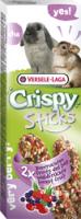 Crispy Sticks дополнительный корм, палочки-лакомства для кроликов и шиншилл с лесными фруктами, 110 г в зоомагазине Лепшы Сябар