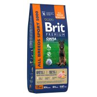 Brit Premium Dog Adult Sport 5000 (курица) в зоомагазине Лепшы Сябар