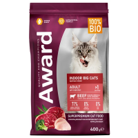 Award Indoor Big Cats (говядина, курица) в зоомагазине Лепшы Сябар