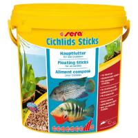 Sera Корм палочки для цихлид "Cichlids Sticks", ведро 10 л., 2,2 кг. в зоомагазине Лепшы Сябар