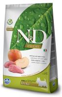 Farmina N&D GF Adult Mini (кабан, яблоко) в зоомагазине Лепшы Сябар