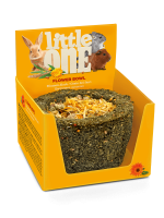 Little One Лукошко цветочное. Лакомство - игрушка для всех видов грызунов, 120 г в зоомагазине Лепшы Сябар
