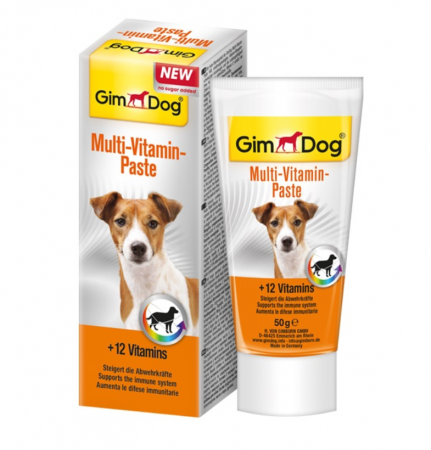 GimDog Multi-Vitamin Paste, 50г в зоомагазине Лепшы Сябар