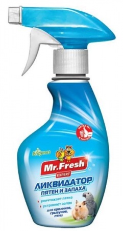 Mr. Fresh Expert Ликвидатор пятен и запаха грызунов и птиц в зоомагазине Лепшы Сябар