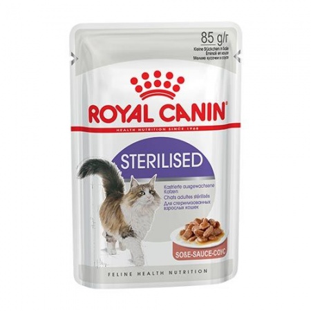 Royal Canin Sterilised (в соусе), 85 г в зоомагазине Лепшы Сябар