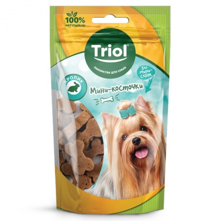 Мини-косточки для мини-собак из кролика, 50 г в зоомагазине Лепшы Сябар