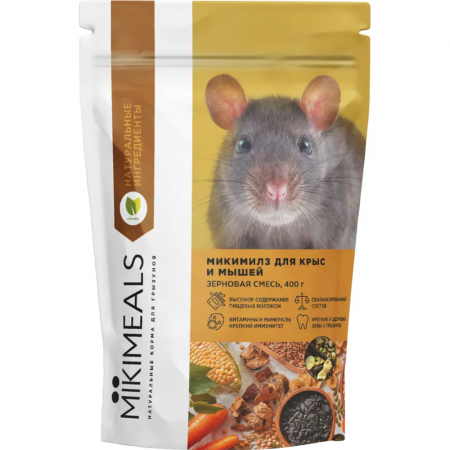 MIKIMEALS Корм для для крыс и мышей в зоомагазине Лепшы Сябар
