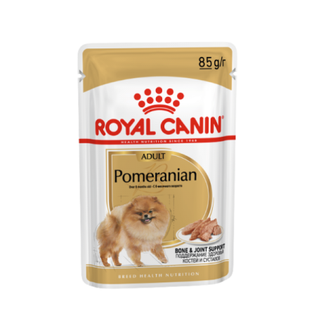 Royal Canin Pomeranian Adult (паштет), 85 г х 12 шт в зоомагазине Лепшы Сябар