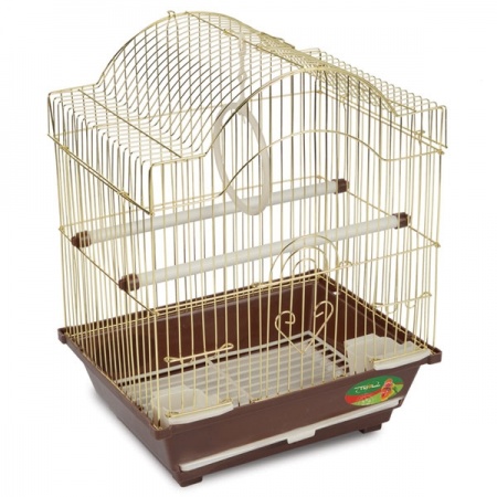 2113G Клетка для птиц, золото в зоомагазине Лепшы Сябар